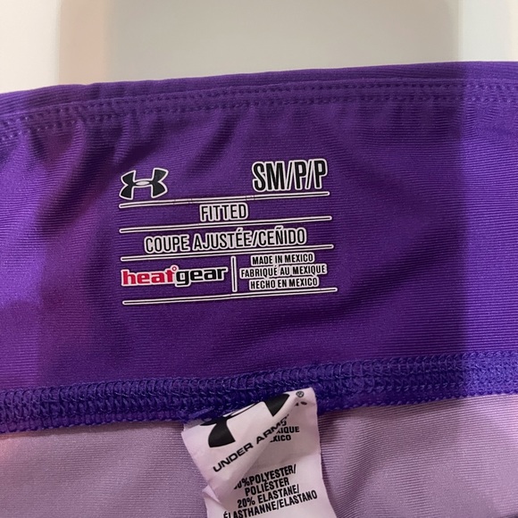 Purple/ Pink Under Armor Short Size Small - Picture 3 of 3